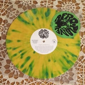Green and Yellow Vinyl Record